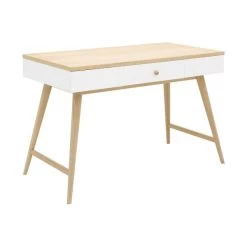 Bopita Paris Bureau Wit / Eiken -Kinderproducten 13219351 writing desk paris 3d 1 1 a50f
