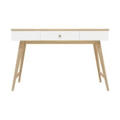 Bopita Paris Bureau Wit / Eiken