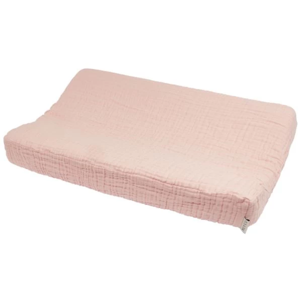 Meyco Aankleedkussenhoes Uni - Pre-washed - Soft Pink 4 Meyco Aankleedkussenhoes Uni - Pre-washed - Soft Pink - Afbeelding 2