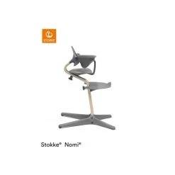Nomi Baby Set - Anthracite -Kinderproducten 214323 4 nomi natural grey highchair 5478 rt a028