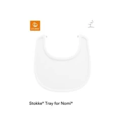 Nomi Eetblad - White -Kinderproducten 214339 2 nomi tray white top 220901 5526 rt 7f07