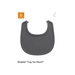 Nomi Eetblad - Anthracite 9 Nomi Eetblad - Anthracite -Kinderproducten 214345 2 nomi tray anthracite top 220901 5526 rt 7bc6