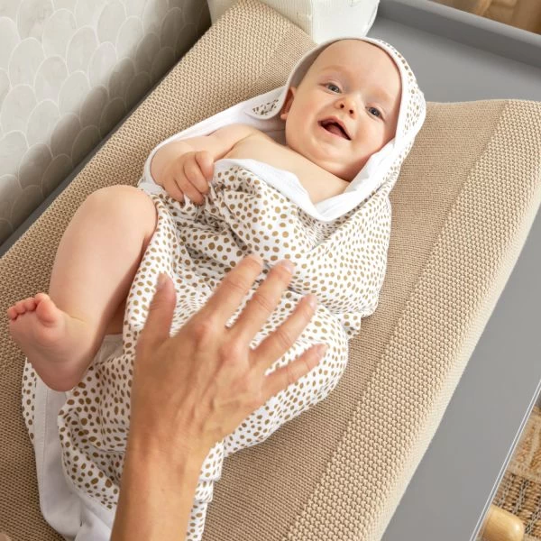 Meyco Mini Relief Waskussenhoes Sand 6 Meyco Mini Relief Waskussenhoes Sand - Afbeelding 4