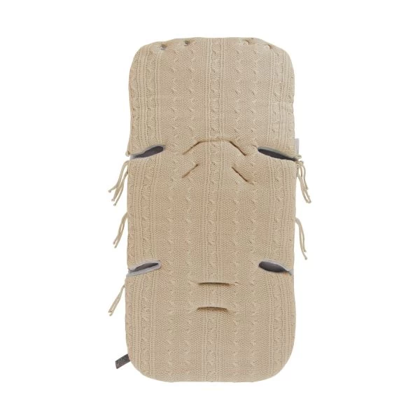 Baby's Only Kabel Voetenzak Beige 4 Baby's Only Kabel Voetenzak Beige - Afbeelding 2