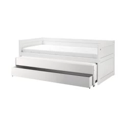 LIFETIME Kidsrooms Kajuitbed Met Logeerbed Wit Gelakt Incl. Rolbodem