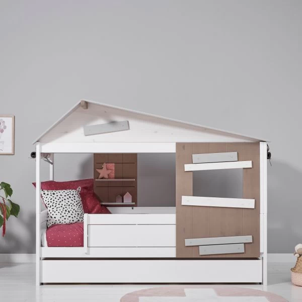 LIFETIME Kidsrooms The Hideout Basis Hutbed Wit Gelakt 4 LIFETIME Kidsrooms The Hideout Basis Hutbed Wit Gelakt - Afbeelding 2