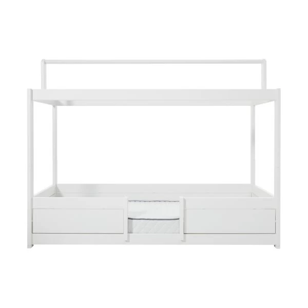 LIFETIME Kidsrooms 4 In 1 Bedcombinatie Met Dak Wit Gelakt 4 LIFETIME Kidsrooms 4 In 1 Bedcombinatie Met Dak Wit Gelakt - Afbeelding 2