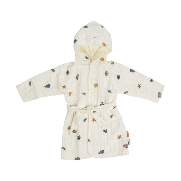 Done By Deer Sea Friends Badjas Beige 1-2 Jaar 3 Done By Deer Sea Friends Badjas Beige 1-2 Jaar