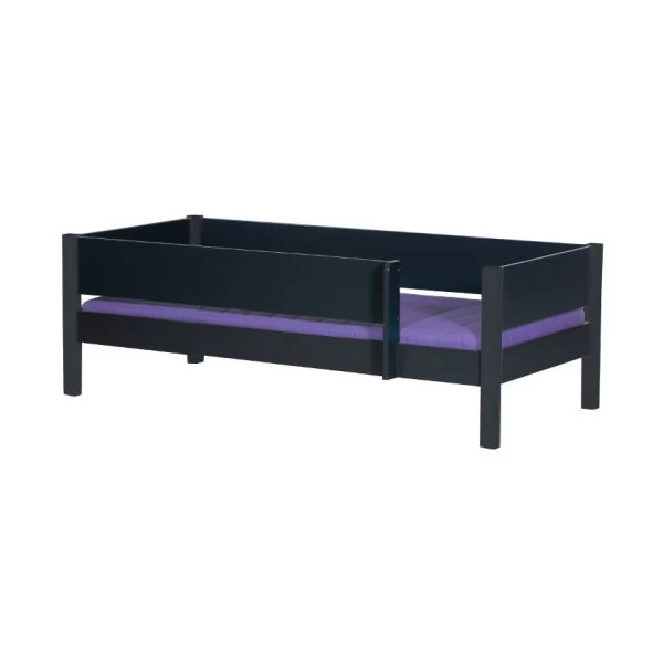 Manis-h Bed Met Uitvalbeveiliging Rondom Antraciet 90 X 200 Cm 3 Manis-h Bed Met Uitvalbeveiliging Rondom Antraciet 90 X 200 Cm