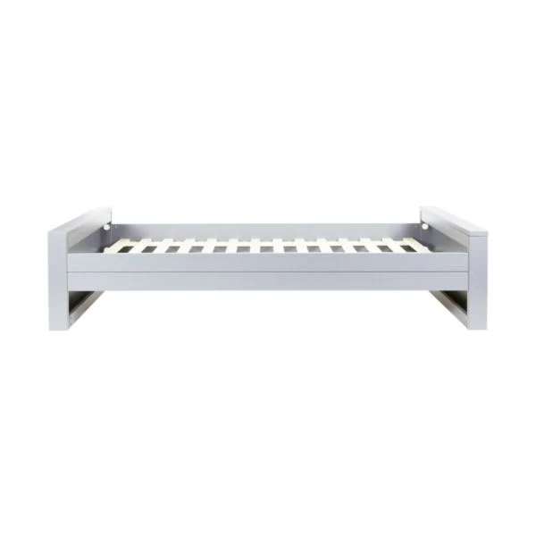 Woood Dennis Bed Beton Grey 90 X 200 Cm 3 Woood Dennis Bed Beton Grey 90 X 200 Cm
