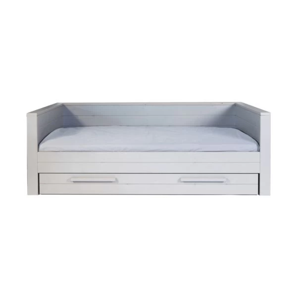 Woood Dennis Bedbank Beton Grey 90 X 200 Cm 4 Woood Dennis Bedbank Beton Grey 90 X 200 Cm - Afbeelding 2