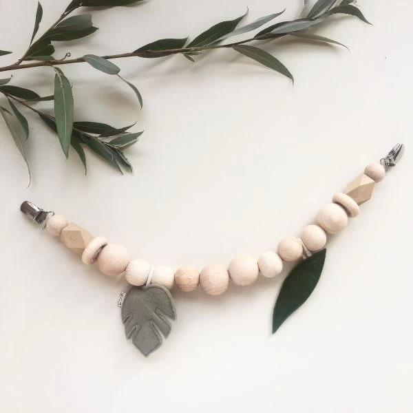 BEZISA Leaves Wagenspanner Pistache / Pine 4 BEZISA Leaves Wagenspanner Pistache / Pine - Afbeelding 2