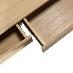 Europe Baby Beau Bureau - Naturel - Incl. Metalen Onderstel -Kinderproducten Beau naturel bureau houten onderstel deatail 1 3dd1