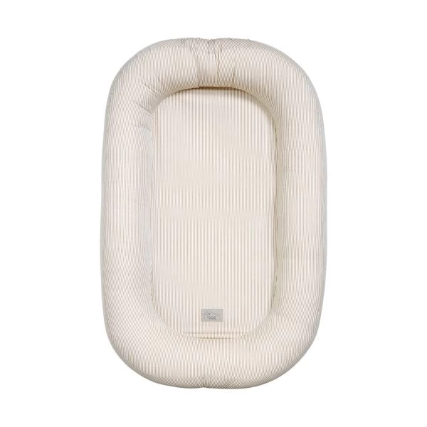 Cam Cam Copenhagen Classic Stripes Babynestje - Camel 4 Cam Cam Copenhagen Classic Stripes Babynestje - Camel - Afbeelding 2