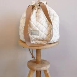 Cam Cam Copenhagen Classic Stripes Project Bag - Camel -Kinderproducten Cam Cam Copenhagen Classic Stripes Project Bag Camel 6 f67a