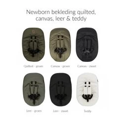 Kidsmill Up! Kinderstoel Incl. Babyset + Newbornset Olijfgroen -Kinderproducten Kidsmill Up newborn leren bekleding 576a