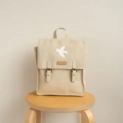 Nanami Bird Puffed Rugzak - Naturel -Kinderproducten Nanami Bird Puffed Rugzak Naturel 4 3ff2