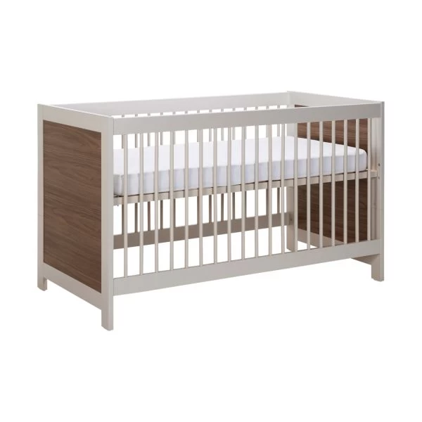 Europe Baby Vittoria III Babybed - Cashmere / Walnut - 70 X 140 Cm 4 Europe Baby Vittoria III Babybed - Cashmere / Walnut - 70 X 140 Cm - Afbeelding 2