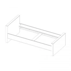 Kidsmill Alaska Bed Wit Hoogglans 90 X 200 Cm -Kinderproducten alaska bed 90 x 200 ac84