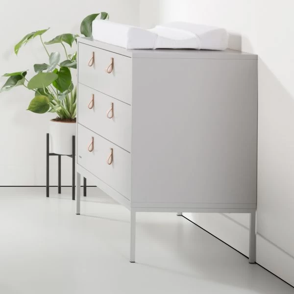 Kidsmill Amy Commode Breed Grijs 4 Kidsmill Amy Commode Breed Grijs - Afbeelding 2