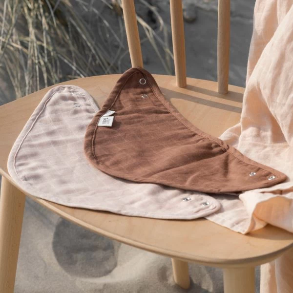 Baby Bello Bandana Slab Desert Rose 2 Stuks 4 Baby Bello Bandana Slab Desert Rose 2 Stuks - Afbeelding 2