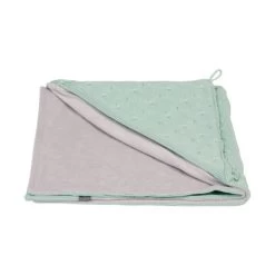 Baby's Only Badcape Kabel Chenille Mint