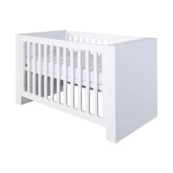 Kidsmill Alaska Babykamer Wit Mat | Bed 70 X 140 Cm + Commode -Kinderproducten babykamer alaska wit mat ledikant 3 7651