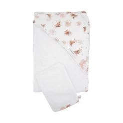 Bamboom Butterfly Badcape Met Washand