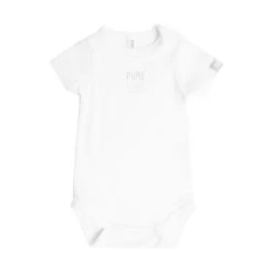 Bamboom Romper Korte Mouw Wit 18 Mnd