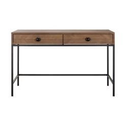 Europe Baby Beau Bureau Walnoot Incl. Metalen Onderstel