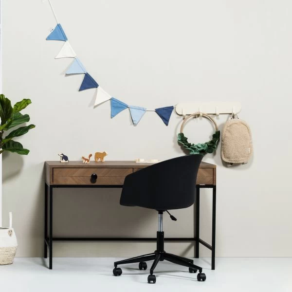 Europe Baby Beau Bureau Walnoot Incl. Metalen Onderstel 6 Europe Baby Beau Bureau Walnoot Incl. Metalen Onderstel - Afbeelding 4