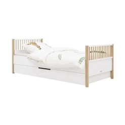 Bopita Mika Bed Wit / Eiken 90 X 200 Cm -Kinderproducten bed 90x200 mika white oak 6 1 2 04af