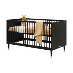 Bopita Cloë Bedbank Mat Zwart 70 X 140 Cm -Kinderproducten bedbank 70x140 clo mat zwart 1 c282