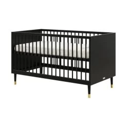 Bopita Cloë Bedbank Mat Zwart 70 X 140 Cm -Kinderproducten bedbank 70x140 clo mat zwart 2 edea