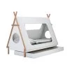 BLN Kids Tipi Bed Wit Incl. Bedlade 90 X 200 Cm -Kinderproducten bln kids kinderbed incl bedlade tipi wit 876f