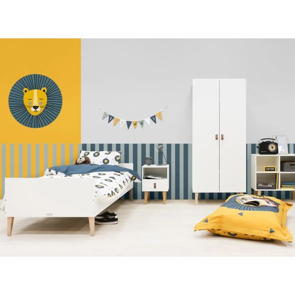 Bopita Indy Kinderkamer Wit | Bedbank 90 X 200 Cm + Bureau 4 Bopita Indy Kinderkamer Wit | Bedbank 90 X 200 Cm + Bureau - Afbeelding 2