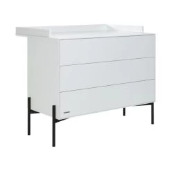 Kidsmill Boutique Commode Wit / Zwart -Kinderproducten boutique commode bladvergroter wit zwart 2 62d2