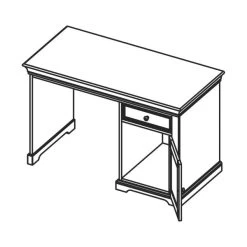 Kidsmill Chateau Bureau Wit -Kinderproducten bureau 4 e24b