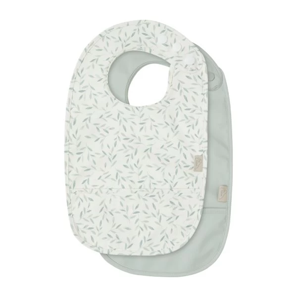 Cam Cam Copenhagen Green Leaves Slabbetje 2 Stuks 3 Cam Cam Copenhagen Green Leaves Slabbetje 2 Stuks