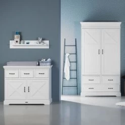 Kidsmill Savigno Commode Wit Met Kruis 8 Kidsmill Savigno Commode Wit Met Kruis -Kinderproducten commode en kast 0414