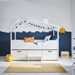 Cool Kids Kajuitbed Met Hutconstructie Wit 90 X 200 Cm 7 Cool Kids Kajuitbed Met Hutconstructie Wit 90 X 200 Cm -Kinderproducten cool kids kajuitbed met hutconstructie sfeer 5063