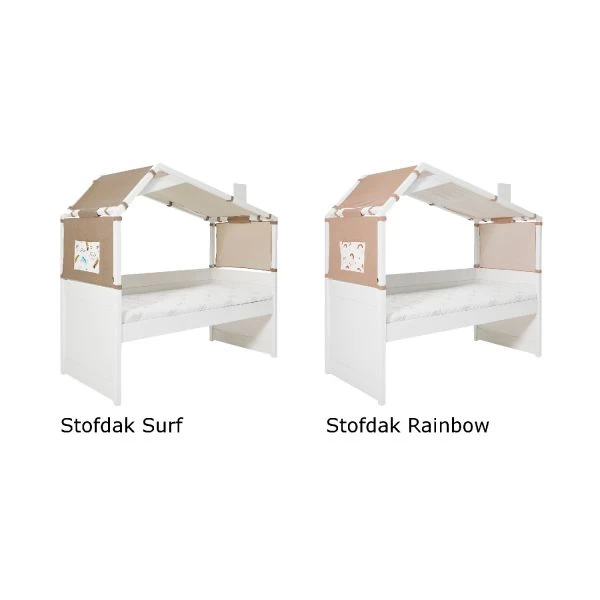 Cool Kids Kajuitbed Met Hutconstructie Wit 90 X 200 Cm 4 Cool Kids Kajuitbed Met Hutconstructie Wit 90 X 200 Cm - Afbeelding 2