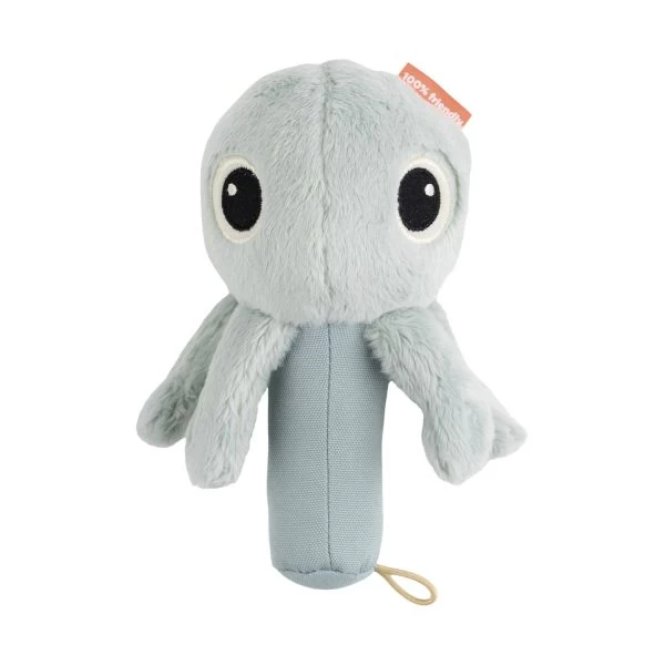 Done By Deer Jelly Sensory Rammelaar Met Spiegel Blue