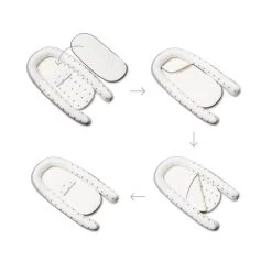 Doomoo Cocoon Pad White -Kinderproducten doomoo cocoon pad white 2 46f2