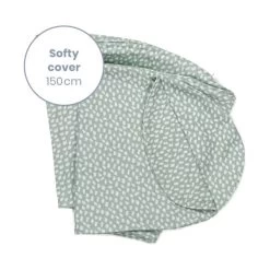 Doomoo Softy Cloudy Voedingskussenhoes Kaki -Kinderproducten doomoo housse pour coussin d allaitement softy cover cloudy kaki dmo00344 0 1 1 ce1c