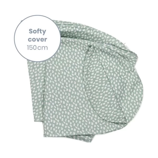 Doomoo Softy Cloudy Voedingskussenhoes Kaki - Afbeelding 2