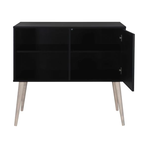 Europe Baby Evy Babykamer Zwart | Commode + Kast 7 Europe Baby Evy Babykamer Zwart | Commode + Kast - Afbeelding 5