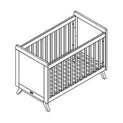 Bopita Fenna Babybed Wit / Naturel 60 X 120 Cm 9 Bopita Fenna Babybed Wit / Naturel 60 X 120 Cm -Kinderproducten fenna babybed tekening 6f94