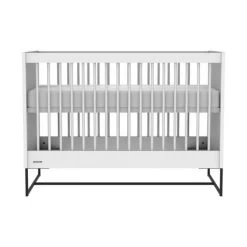 Kidsmill Modular 2 Babybed Mat Wit - Zwart - 60 X 120 Cm -Kinderproducten intense ledikant 60x120 zwart frame wit voor 2 3a5c
