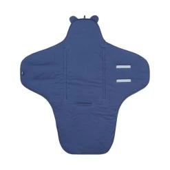 Jollein Basic Stripe Wikkeldeken Jeans Blue -Kinderproducten jollein basic stripe wikkeldeken jeans blue 6 6b20